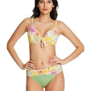 NWT $148 Bleu Rod Beattie  Paradiso SWIMSUIT WOMEN 2PC SZ 10 40D SET
